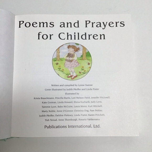 Vintage Poems and Prayers for Children Book Lynne Suesse 1999 Hardcover 1st Ed - Picture 11 of 16